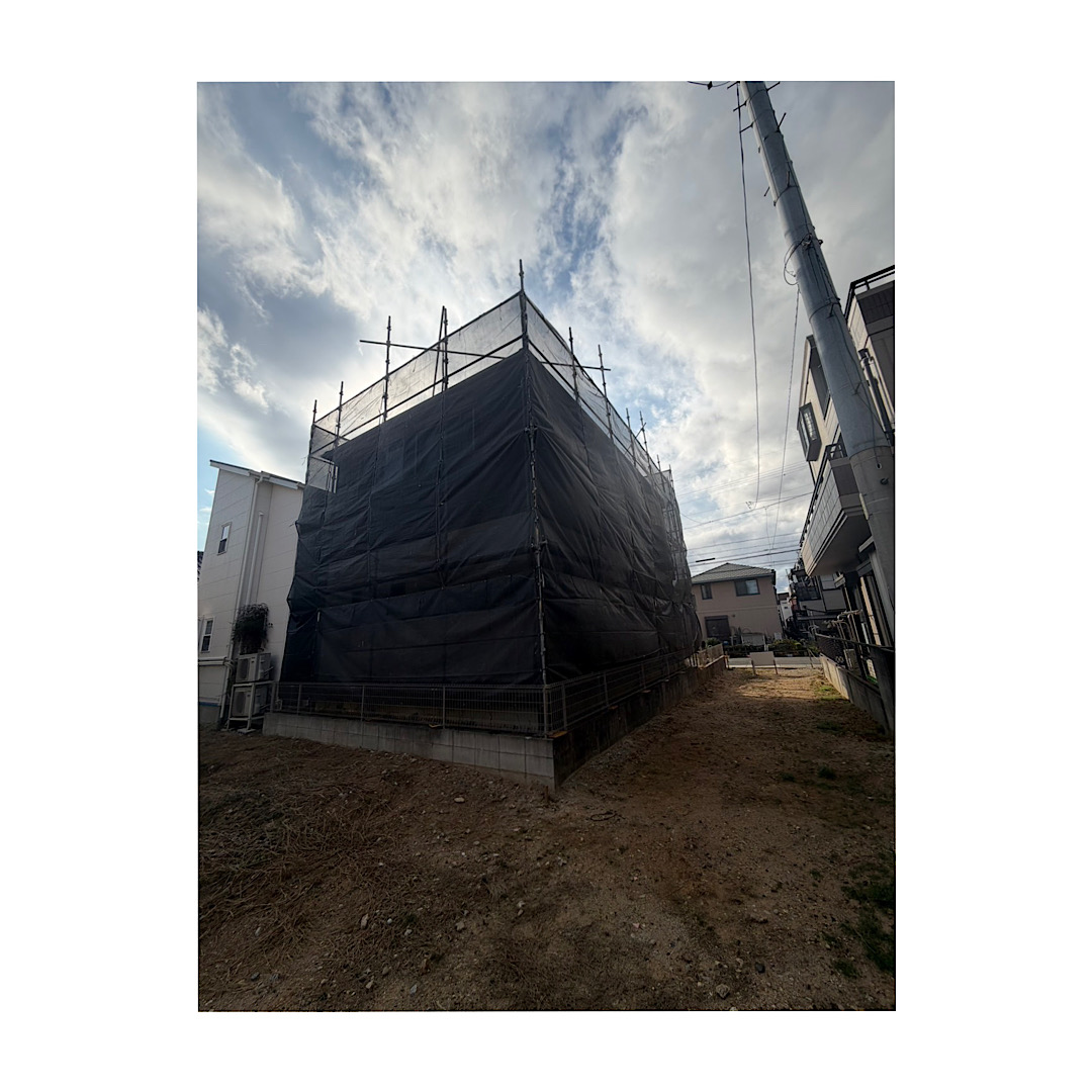 戸建て足場組み立て工事 画像