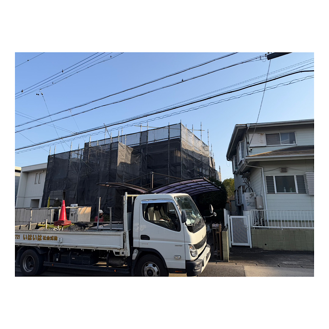 戸建て足場組み立て工事 アイキャッチ画像