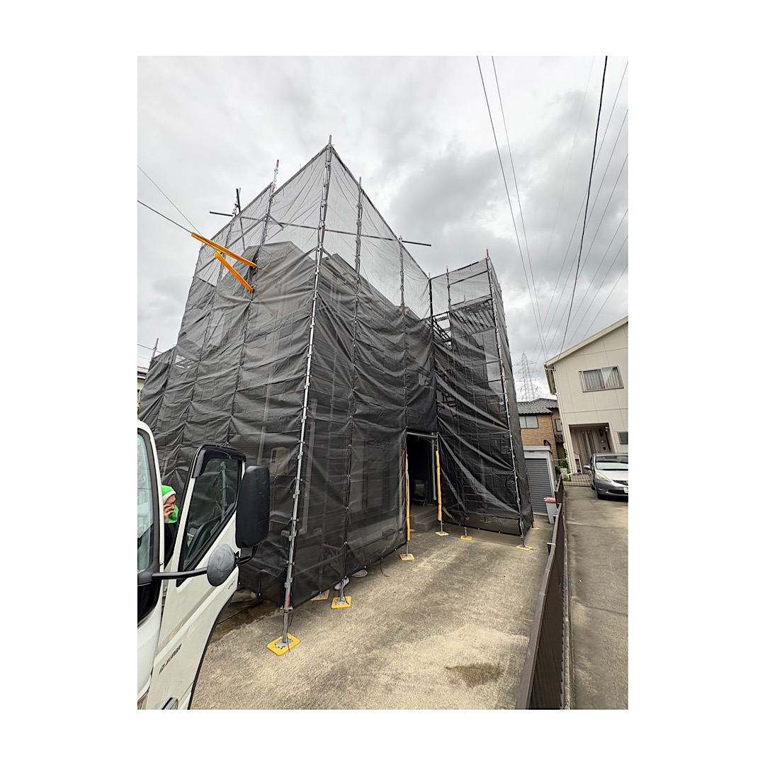 大垣市戸建て足場組み立て工事 アイキャッチ画像