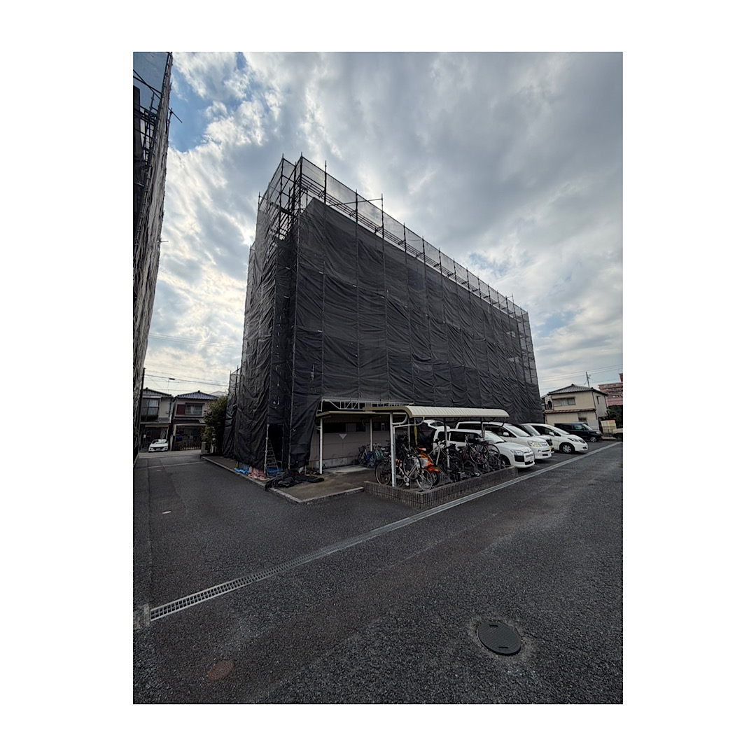 マンション足場組み立て工事 アイキャッチ画像