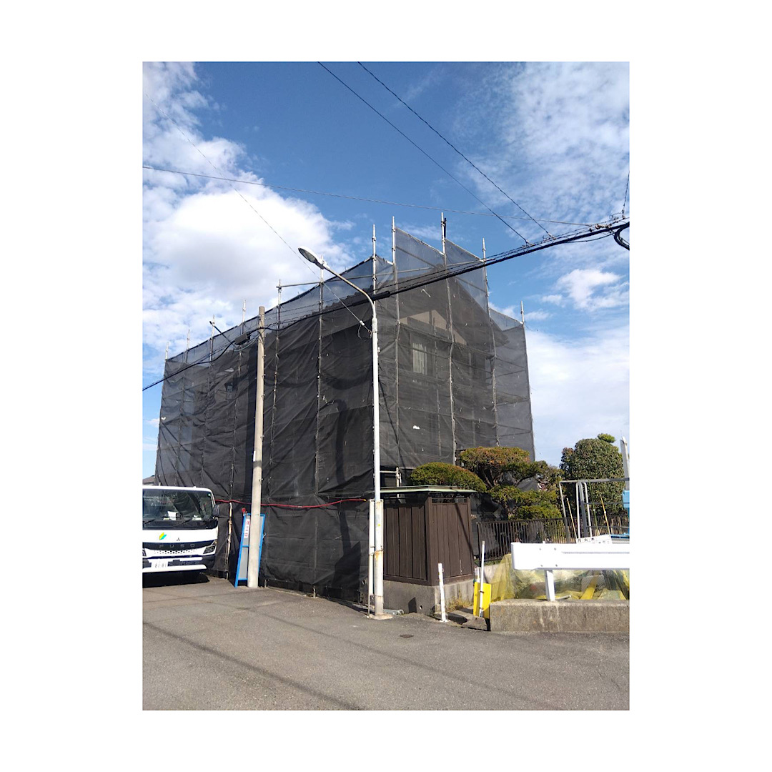 民家足場組み立て工事 アイキャッチ画像