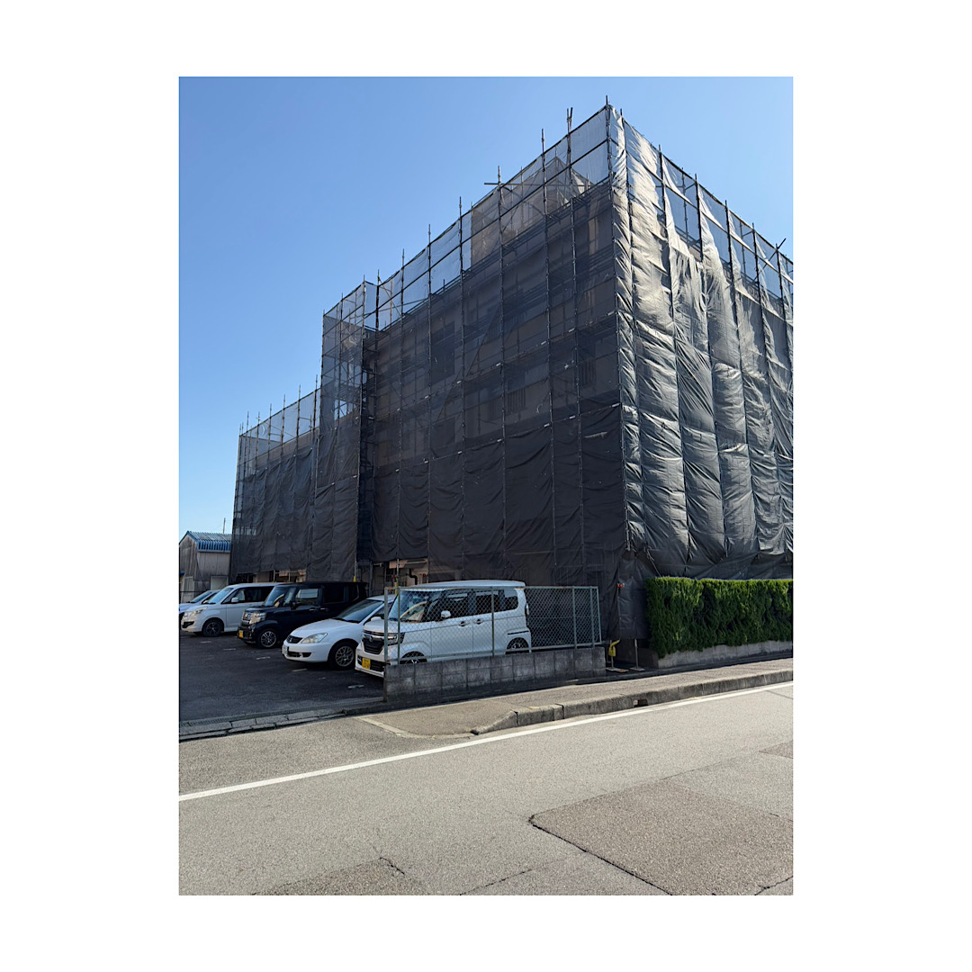 マンション足場組み立て工事 アイキャッチ画像