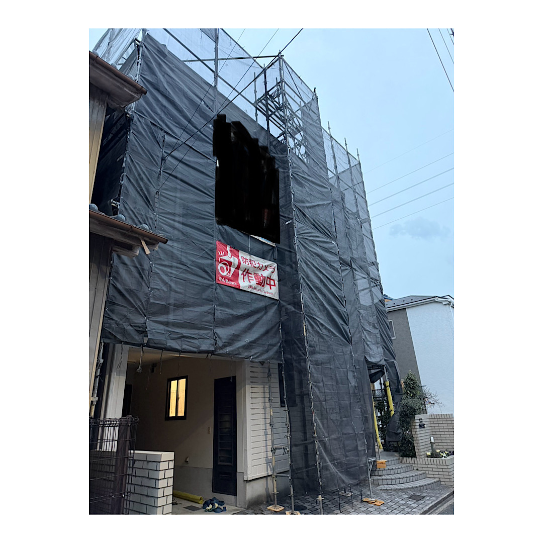 戸建て足場組み立て工事 アイキャッチ画像