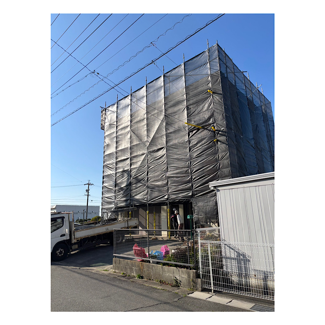 アパート足場組み立て工事 アイキャッチ画像