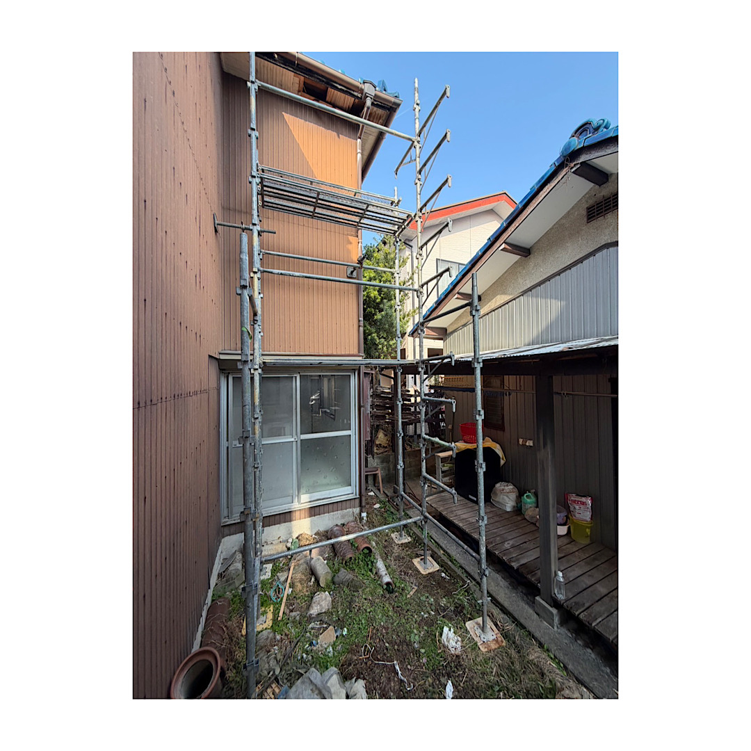 戸建て部分足場組み立て工事 アイキャッチ画像