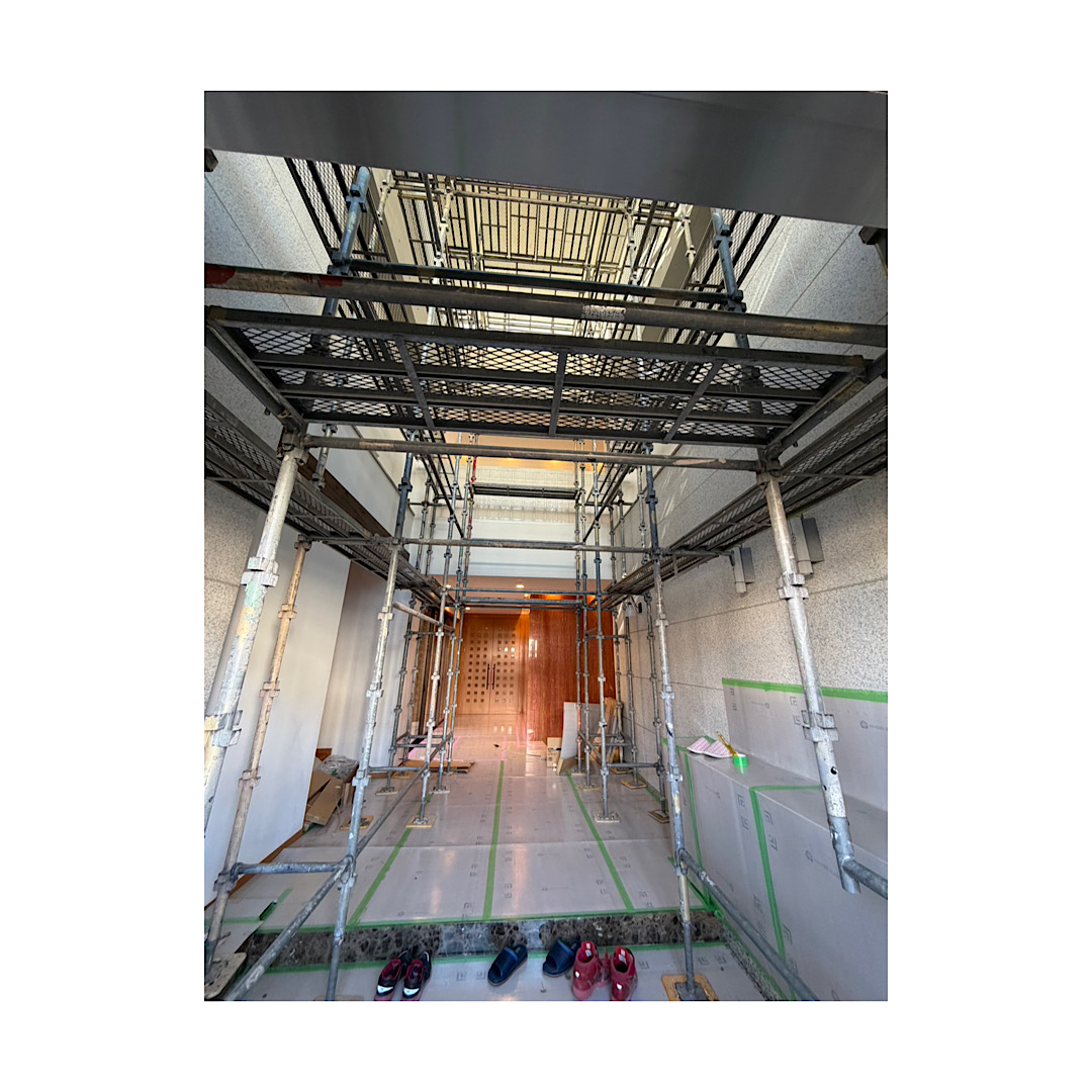 戸建て内部ステージ足場 アイキャッチ画像