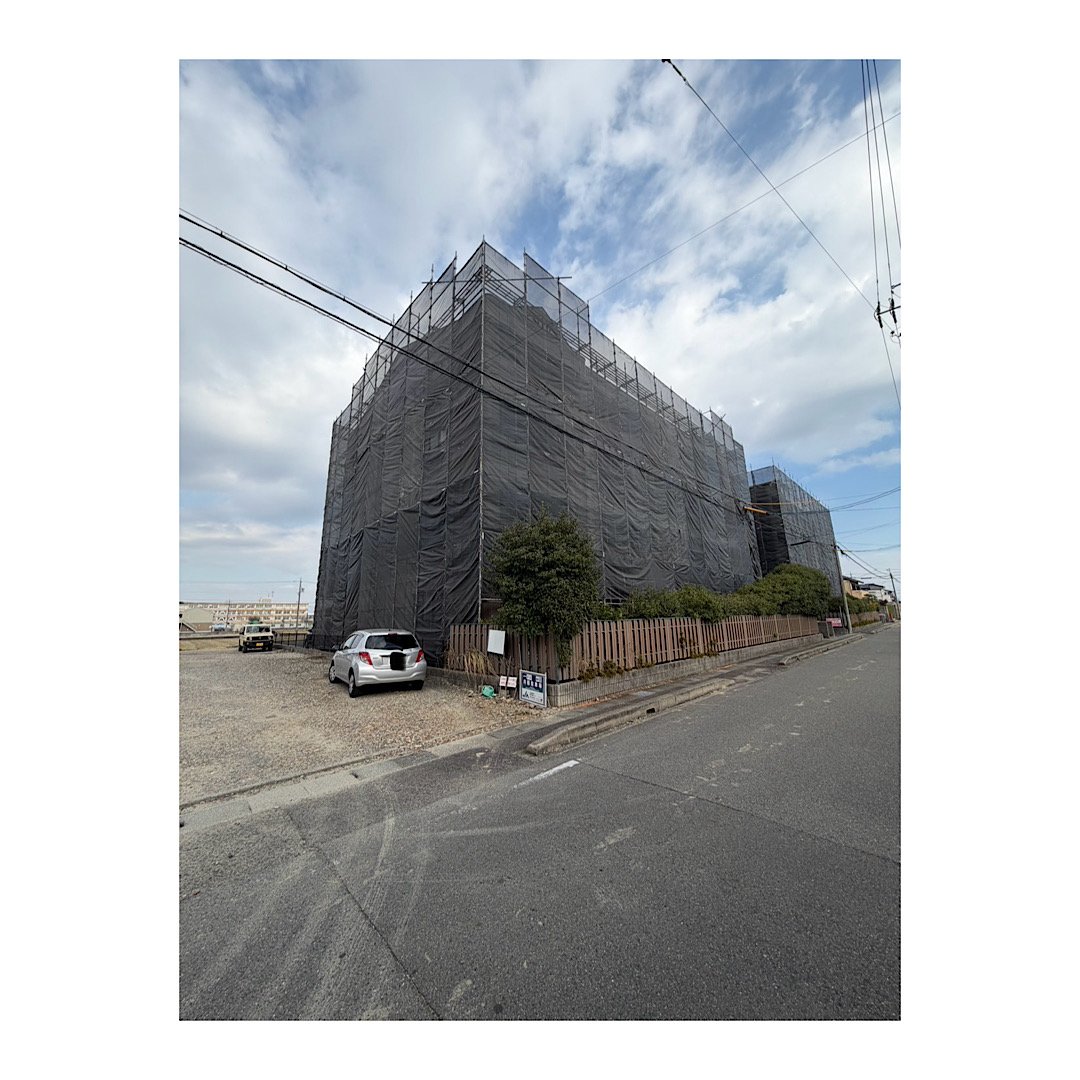 マンション足場組み立て工事 アイキャッチ画像