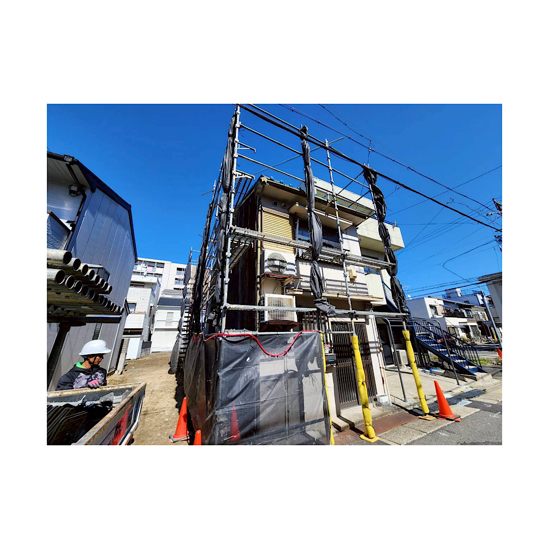 住宅足場組み立て工事 アイキャッチ画像