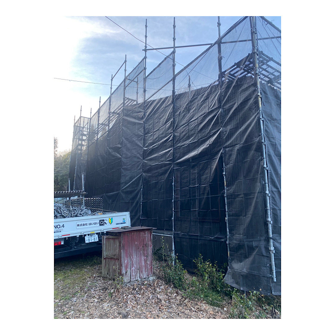 スレート倉庫足場組み立て工事 アイキャッチ画像