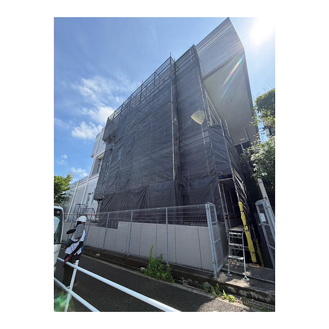 大学校舎足場組み立て工事 アイキャッチ画像
