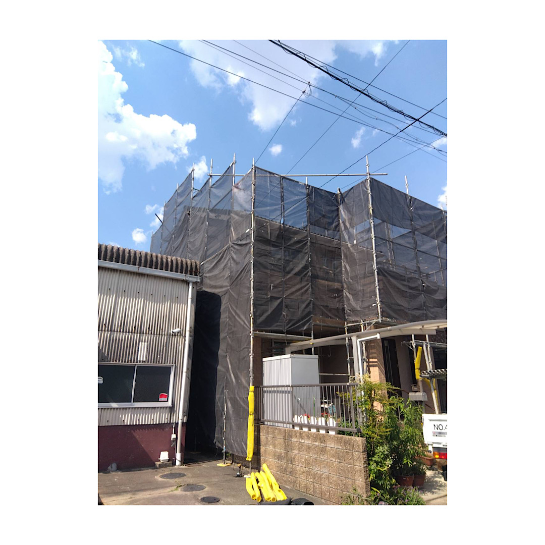 戸建て足場組み立て工事 アイキャッチ画像