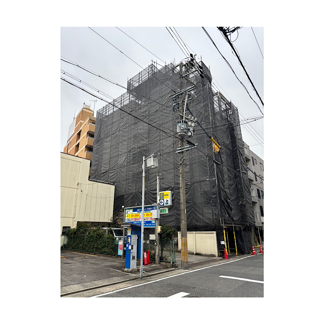 マンション足場組み立て工事 アイキャッチ画像