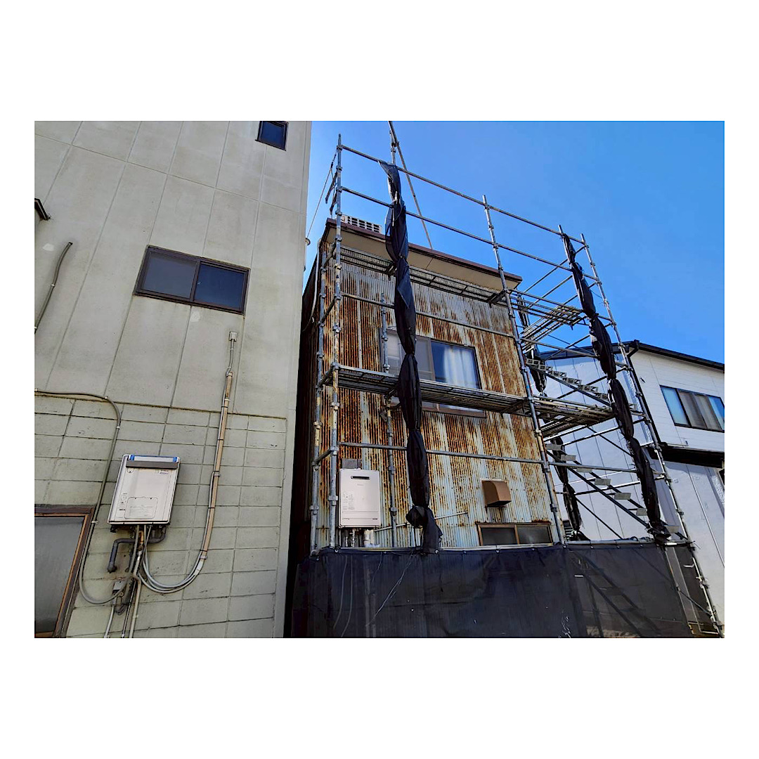 民家足場組み立て工事 アイキャッチ画像