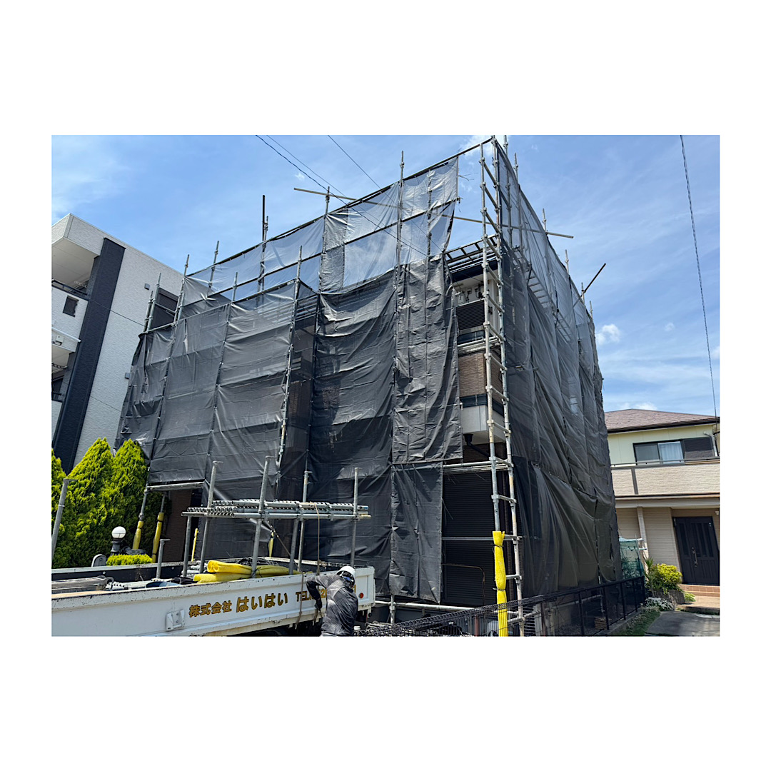 住宅足場組み立て工事 アイキャッチ画像