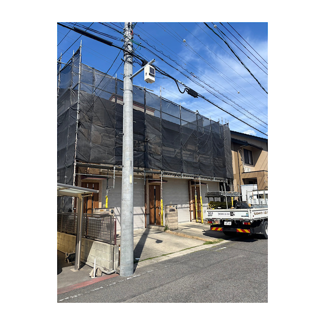 アパート足場組み立て工事 アイキャッチ画像