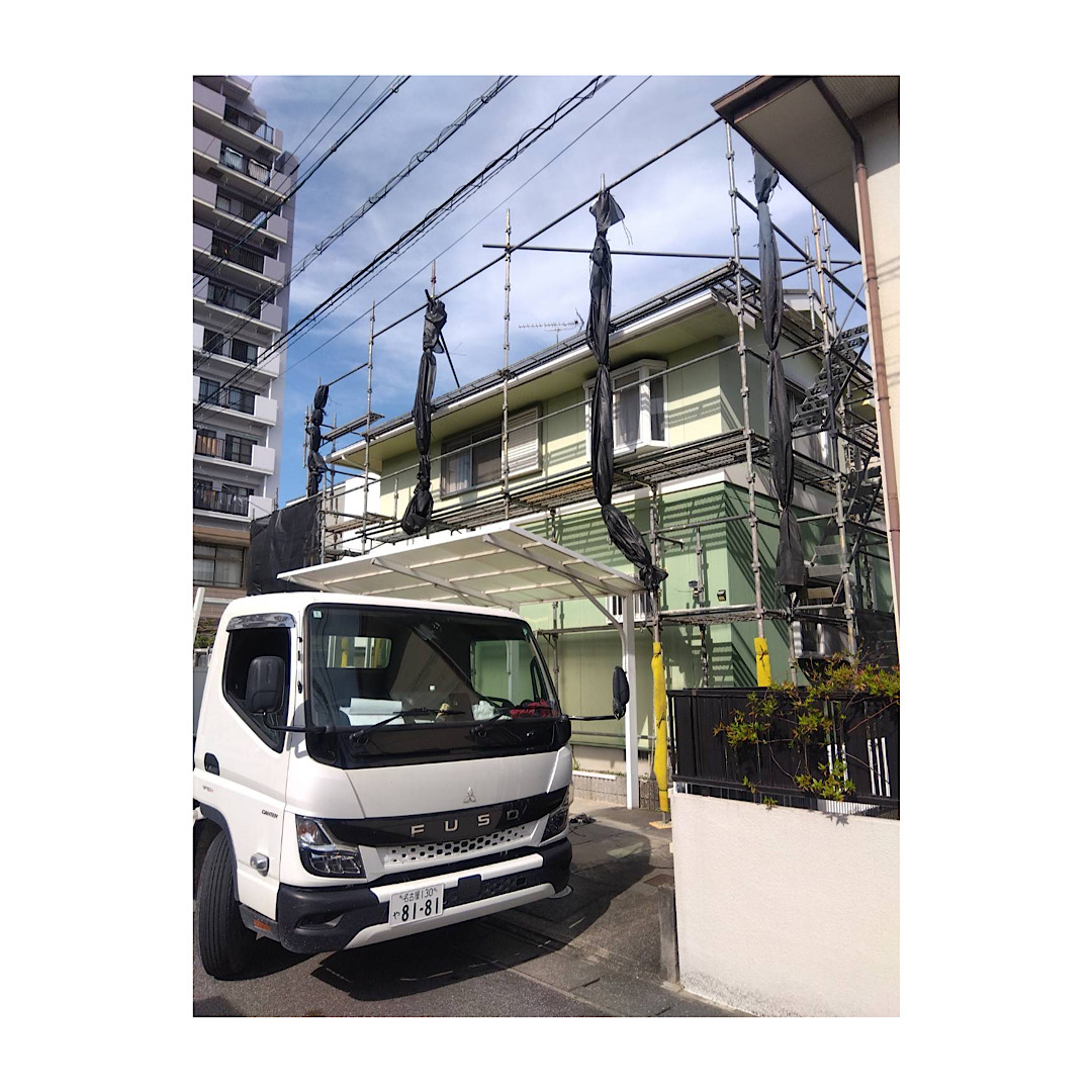 戸建て足場組み立て工事 アイキャッチ画像