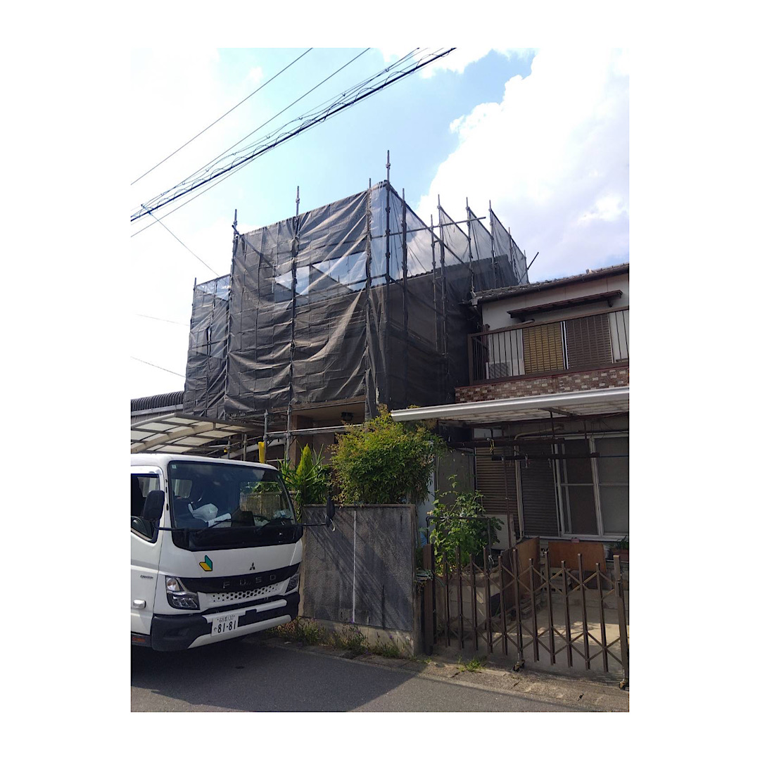 戸建て足場組み立て工事 アイキャッチ画像
