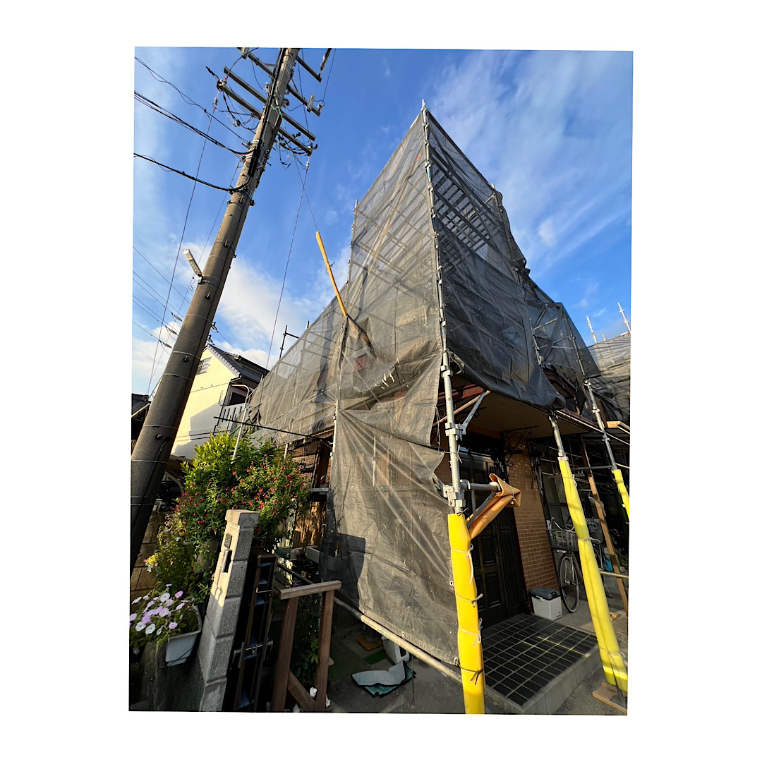戸建て足場組み立て工事 アイキャッチ画像