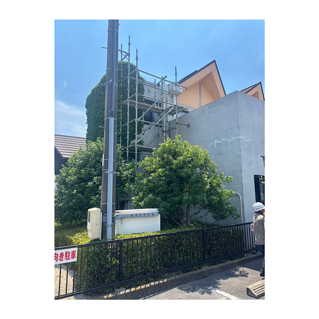 民家部分足場組み立て工事 アイキャッチ画像