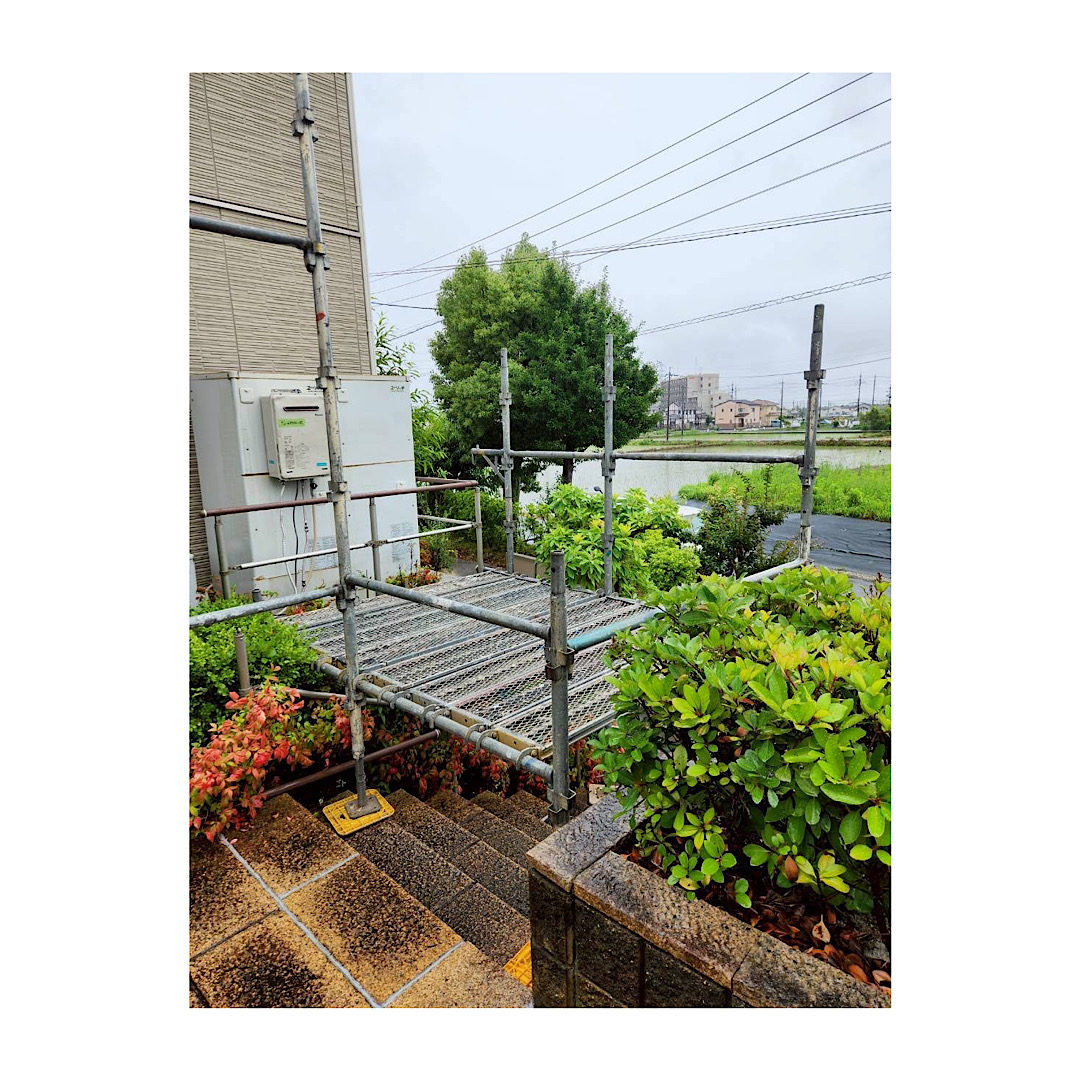 住宅 部分足場組み立て工事 アイキャッチ画像