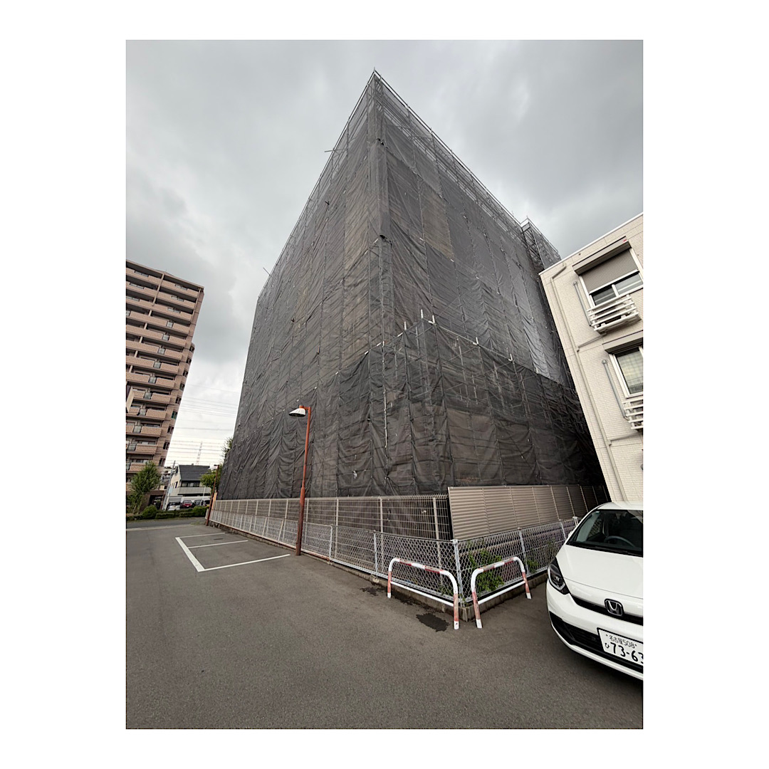 マンション足場組み立て工事 アイキャッチ画像