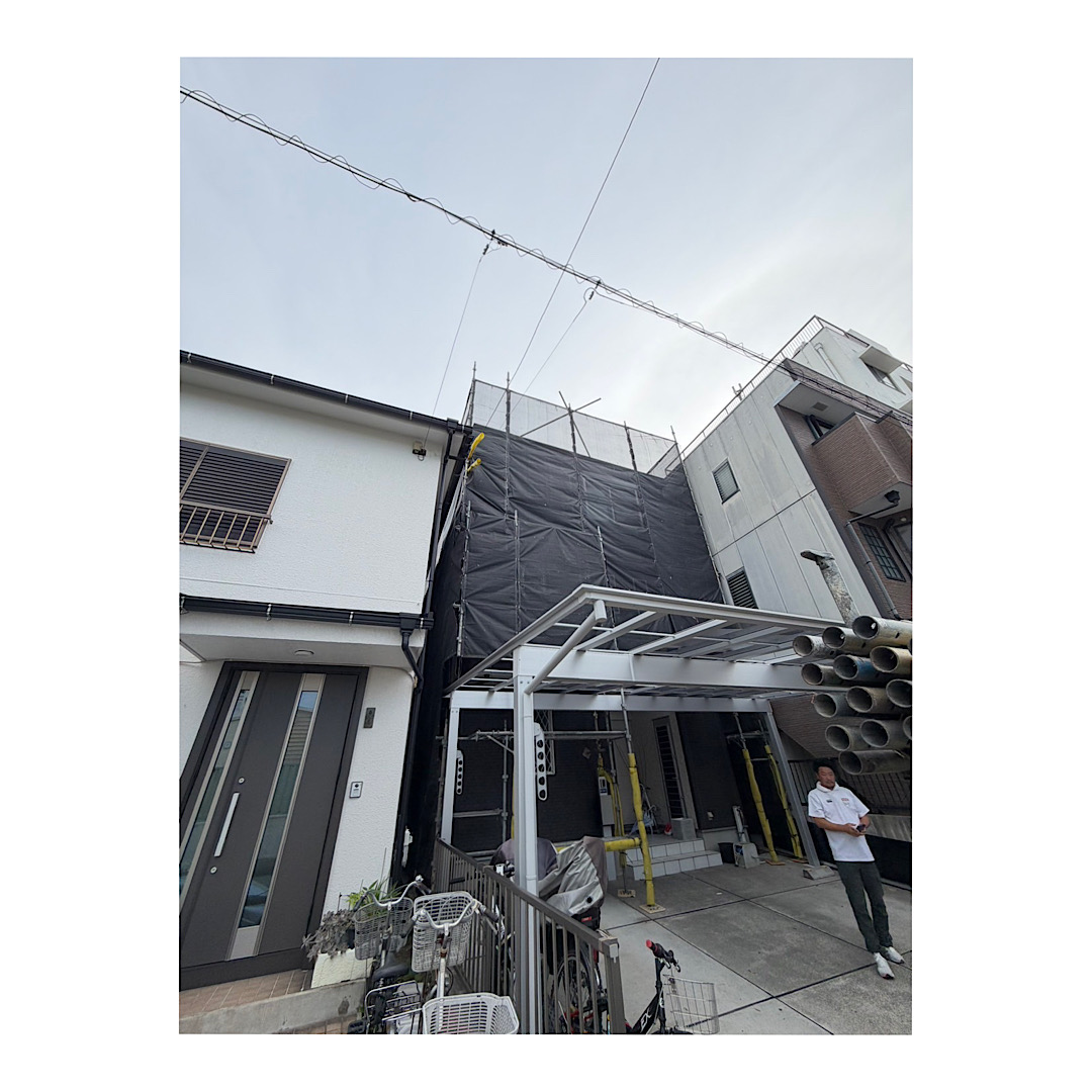 住宅足場組み立て工事 アイキャッチ画像