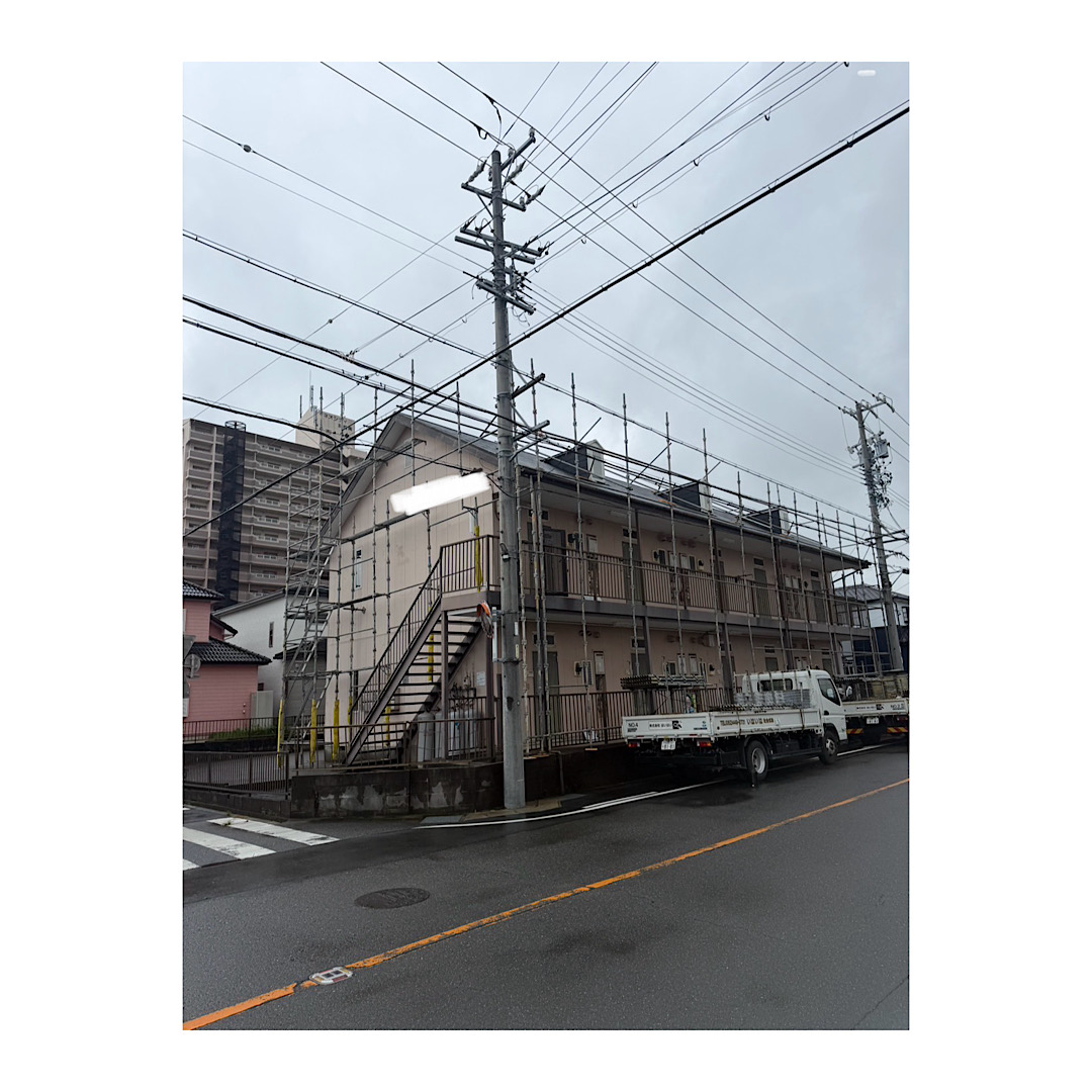 アパート足場組み立て工事 アイキャッチ画像