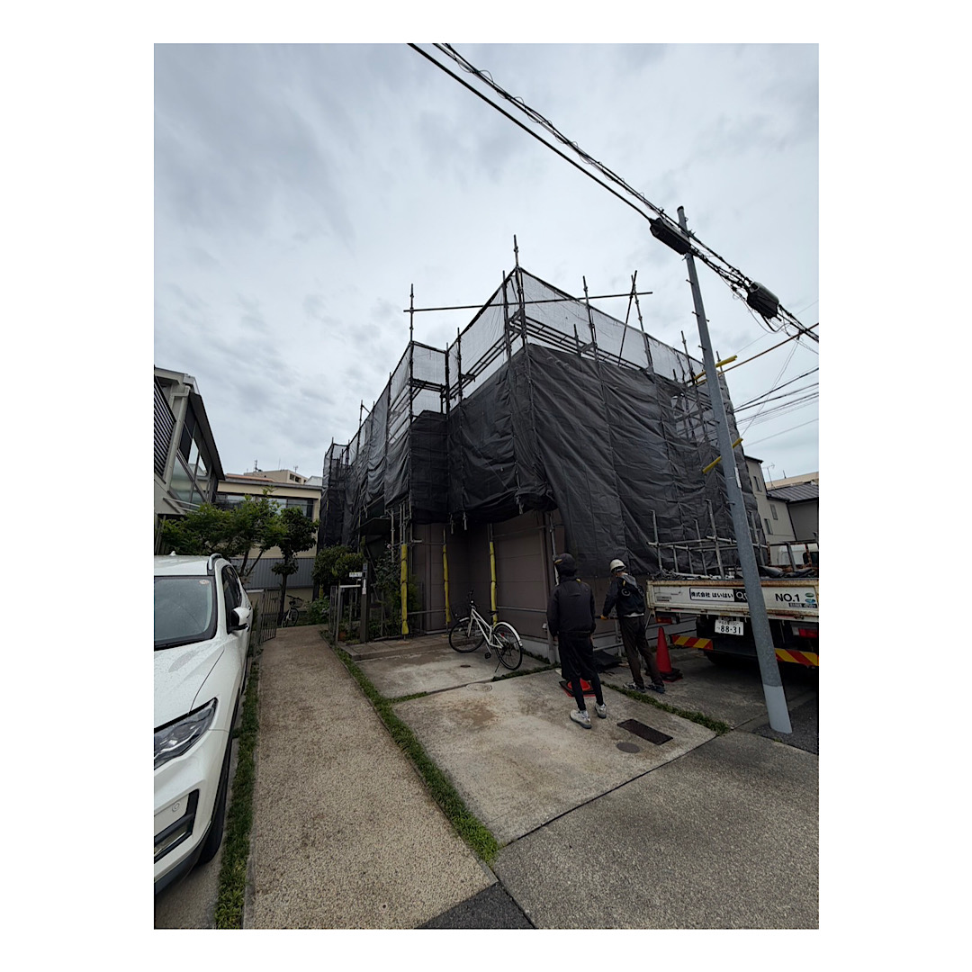 戸建て足場組み立て工事 アイキャッチ画像