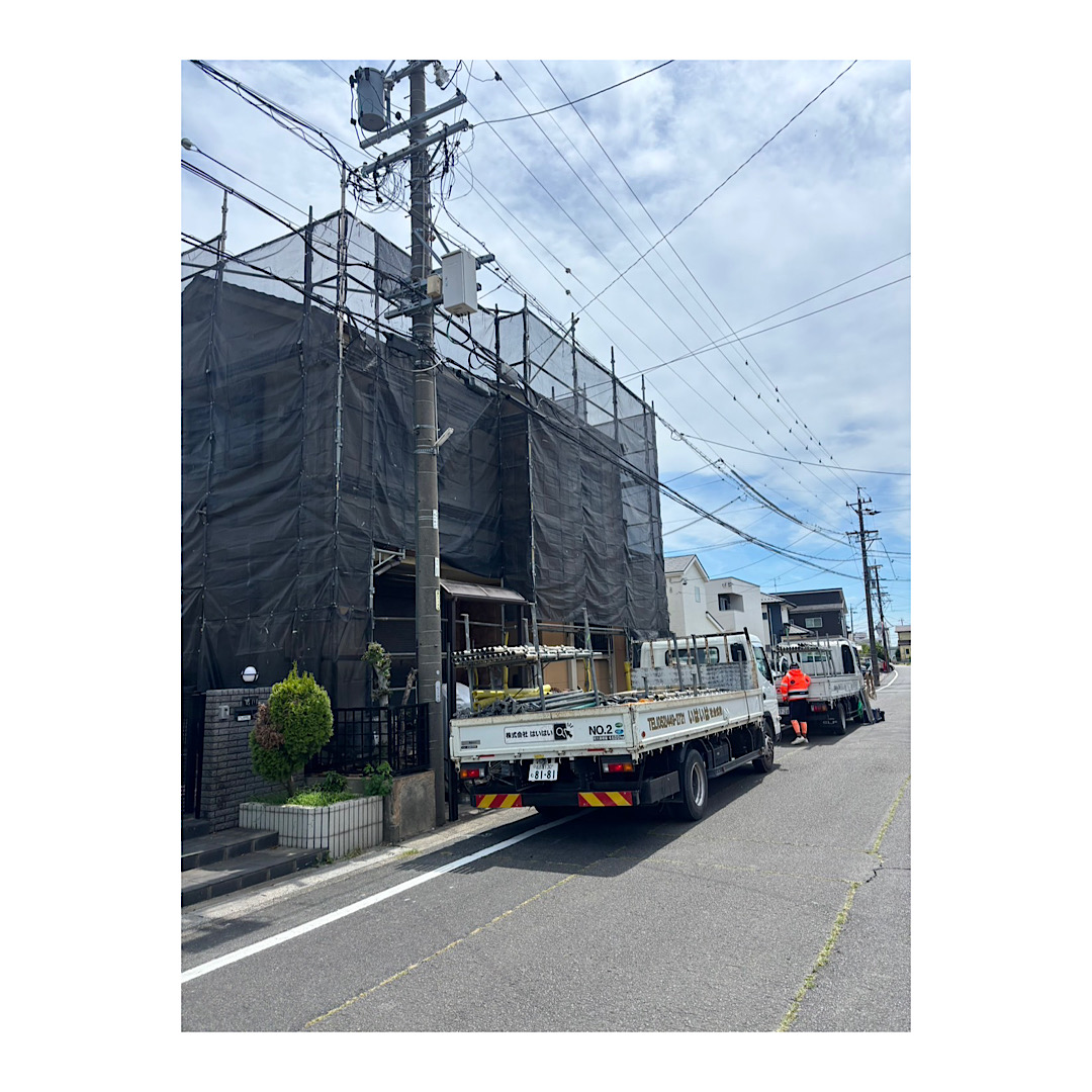 住宅足場組み立て工事 アイキャッチ画像
