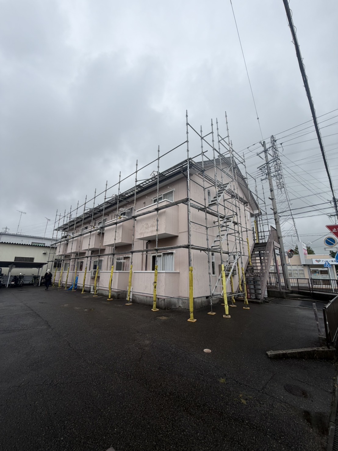 アパート足場組み立て工事 アイキャッチ画像