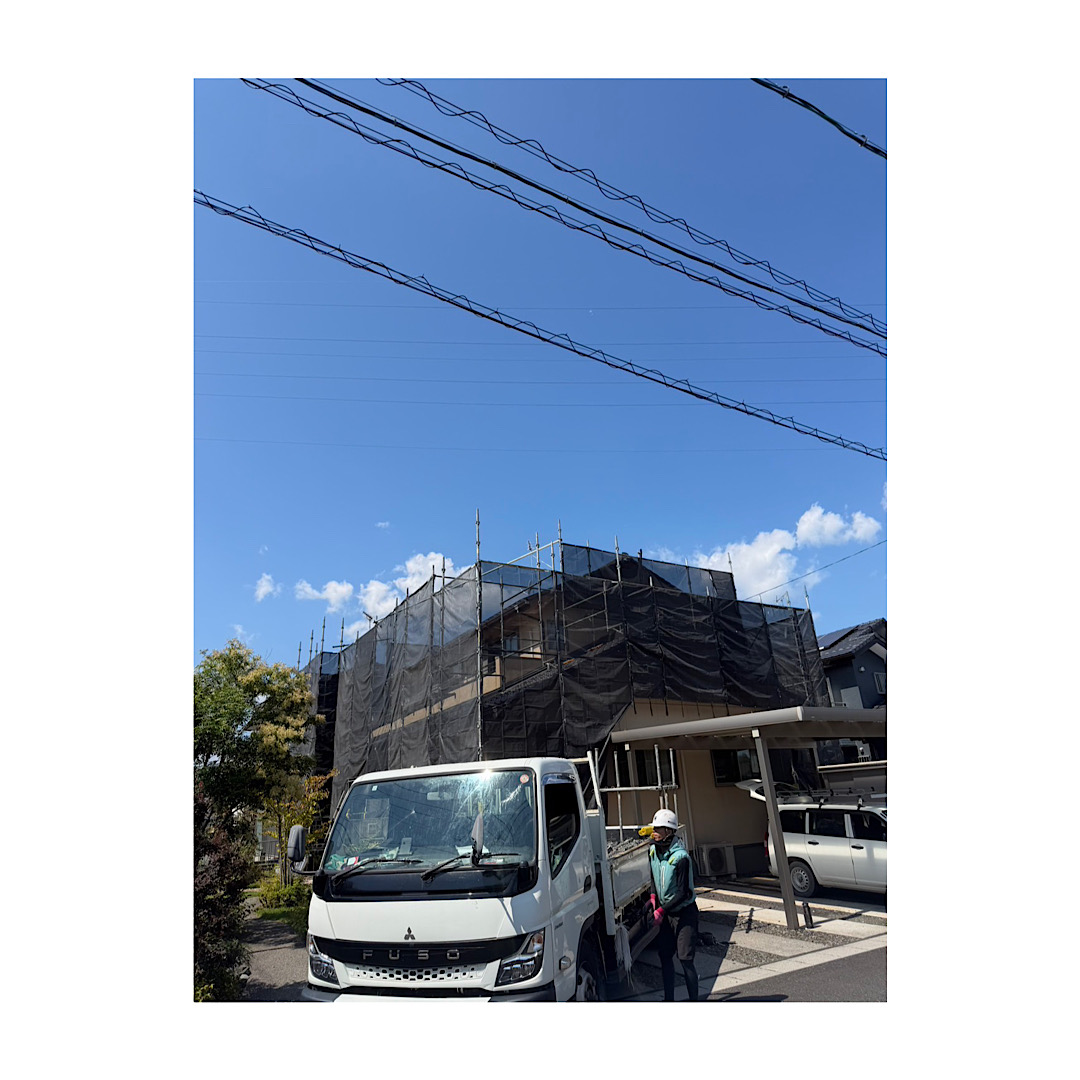 民家足場組み立て工事 アイキャッチ画像