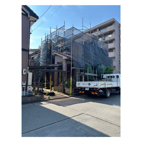 恵那市戸建て足場工事　足場安い　即日足場見積り　即日足場手配　足場単価表　ステージ足場価格表