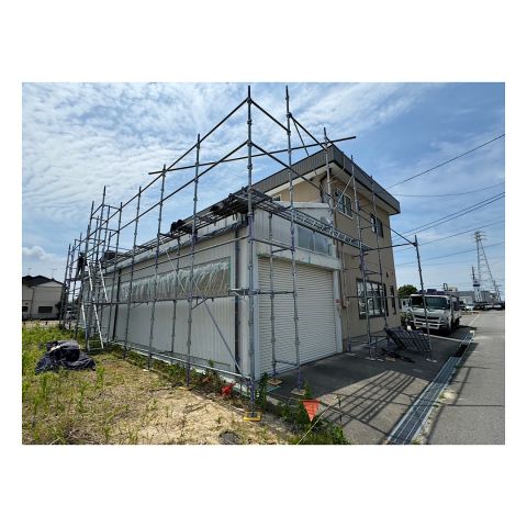 いなべ市倉庫足場　昇降用足場単価表　ステージ足場価格表　戸建て足場単価表