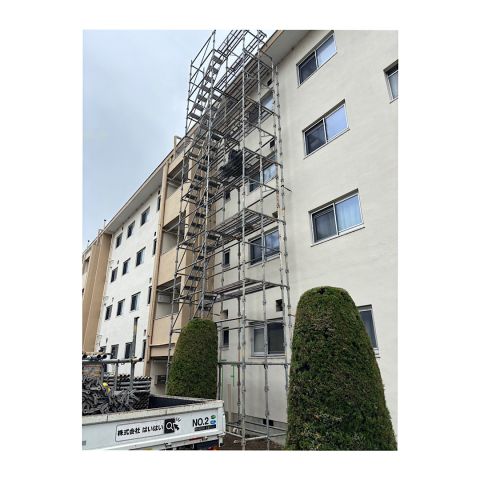 北区部分足場工事