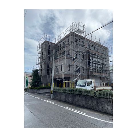 小牧市マンション足場工事