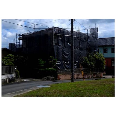 知立市戸建て足場