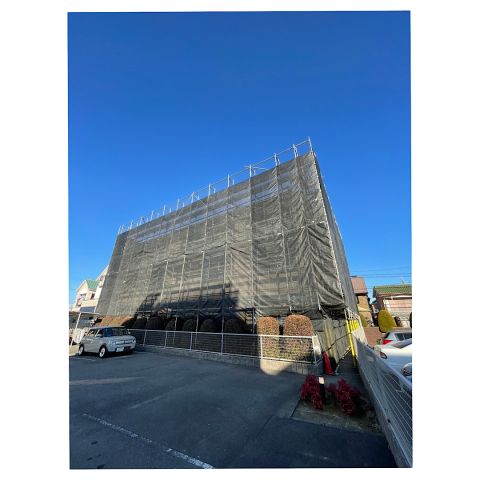 名古屋市天白区アパート足場工事