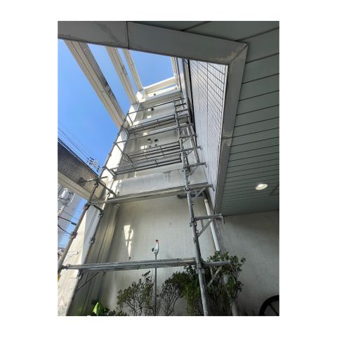 海津市商業施設足場工事