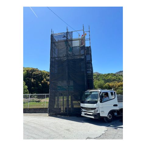 瑞穂市野立看板足場工事