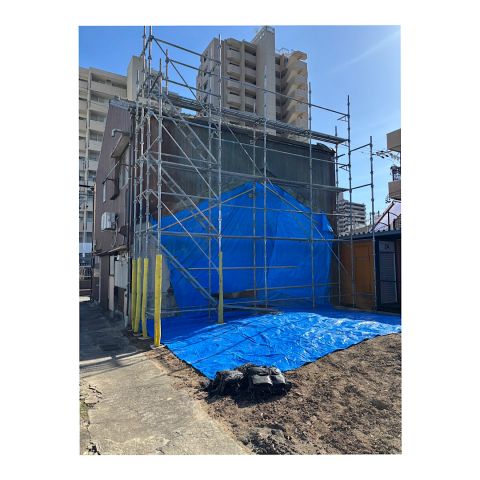 阿久比町住宅足場工事