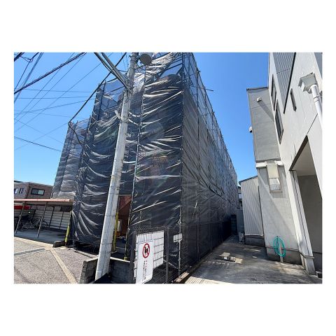 長久手市マンション足場工事