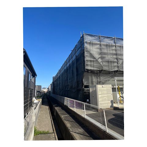 鈴鹿市アパート足場工事