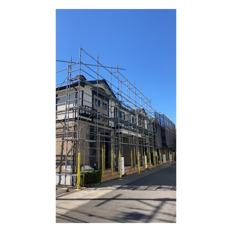 千種区アパート足場工事