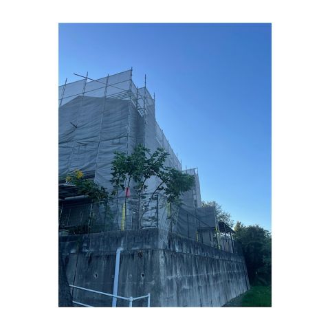 中津川市民家足場工事