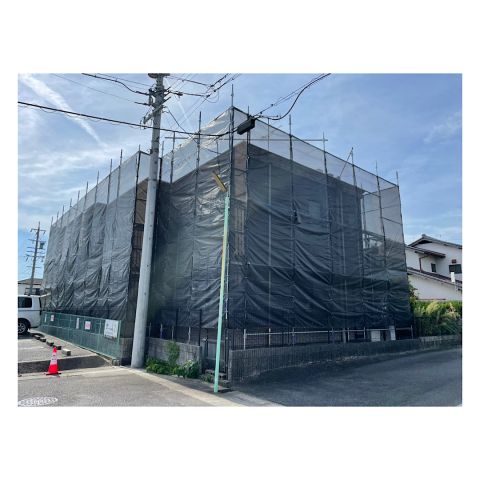 いなべ市アパート足場工事