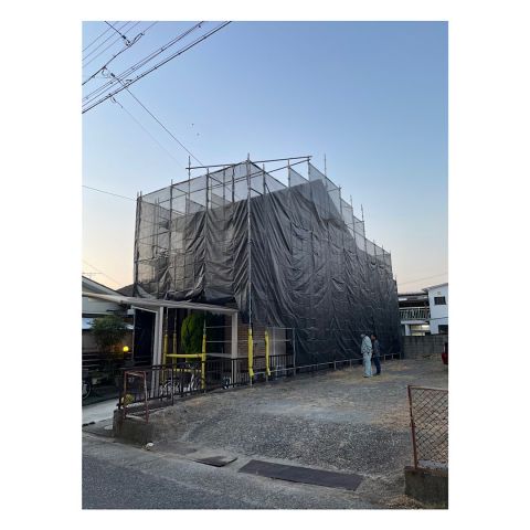 豊田市戸建て足場工事