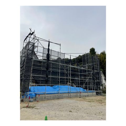 熱田区先行足場工事