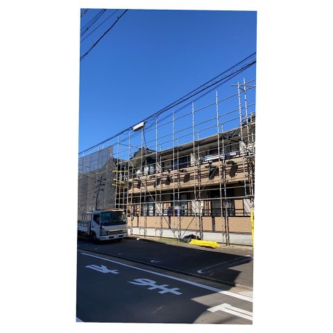 伊賀市 アパート足場工事