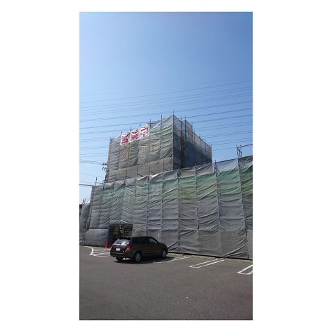 緑区 商業施設足場工事