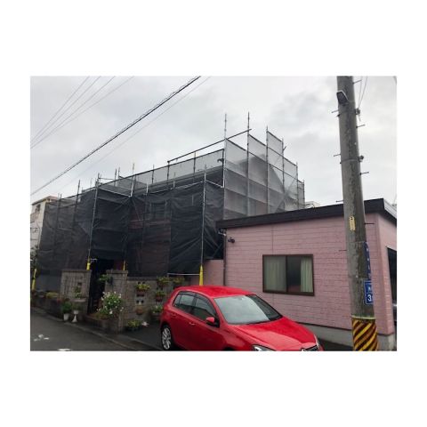 美浜町 民家足場工事